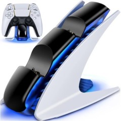 BEBONCOOL gyorstöltő PS5-höz Controller Töltő Playstation 5 Controller Gamepad Type-C Töltőbölcső állomás PS5-höz