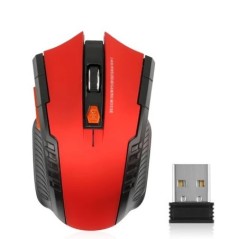 2.4G vezeték nélküli egér 1600DPI optikai egér gamer számítógéphez 6 gombos vezeték nélküli egér USB vevővel PC laptop tartozéko