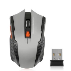 2.4G vezeték nélküli egér 1600DPI optikai egér gamer számítógéphez 6 gombos vezeték nélküli egér USB vevővel PC laptop tartozéko