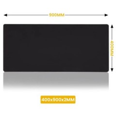 Mousepad Xxl fekete egérpad Ingyenes kiszállítás Hosszú sebességű számítógépes szőnyeg játékterem dekoráció nagy egérpad asztal 