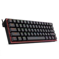 REDRAGON Fizz K617 RGB USB mini mechanikus játék billentyűzet Vezetékes billentyűzet piros kapcsoló 61 Key Gamer számítógéphez P