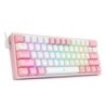 REDRAGON Fizz K617 RGB USB mini mechanikus játék billentyűzet Vezetékes billentyűzet piros kapcsoló 61 Key Gamer számítógéphez P