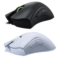 Eredeti Razer DeathAdder Essential vezetékes játék egér egér 6400DPI optikai érzékelő 5 független gomb laptop PC-s játékosokhoz