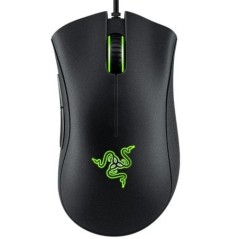 Eredeti Razer DeathAdder Essential vezetékes játék egér egér 6400DPI optikai érzékelő 5 független gomb laptop PC-s játékosokhoz