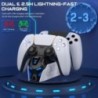 BEBONCOOL FC500 PS5 vezérlő töltő PlayStation 5 kettős gyorstöltő állomáshoz PS5 RGB kontroller töltőállomáshoz