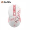 DAREU Dual Modes Gamer Mouse RGB 2.4G Vezeték nélküli vezetékes játék egerek Beépített 930mAh újratöltő akkumulátor makrókészlet