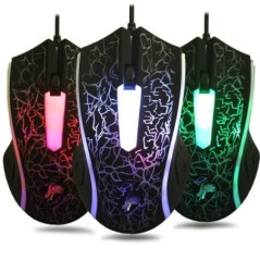 Színes LED számítógépes játék egér Professzionális Ultra-precíz Dota 2 LOL Gamer Mouse Ergonomikus 2400 DPI USB vezetékes egérhe