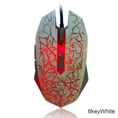 Színes LED számítógépes játék egér Professzionális Ultra-precíz Dota 2 LOL Gamer Mouse Ergonomikus 2400 DPI USB vezetékes egérhe