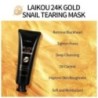 24K Gold Snail Collagen Peel Off Maszk Mitesszerek eltávolítása Akne Ránctalanító Lifting Feszesítő Olaj-Control Pórusok zsugorí