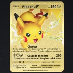 Pokémon 183200 Pont High Hp Charizard Pikachu Mewtwo Gold Black Angol francia fémkártyák Vmax Mega GX játékgyűjtemény kártyák