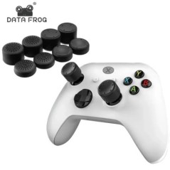 DATA FROG 8db szilikon analóg hüvelykujj kar joystick PS4/PS5 vezérlőhöz Cserealkatrészek PS4 hüvelykujj fogantyúhoz Tartozékok 