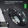 Játékos egér vezeték nélküli újratölthető optikai egerek csendes kattintással állítható DPI állítható nano vevő ergonómikus PC s