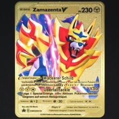 Pokémon 183200 Pont High Hp Charizard Pikachu Mewtwo Gold Black Angol francia fémkártyák Vmax Mega GX játékgyűjtemény kártyák