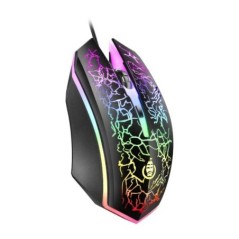 ITLY D620 Ergonomikus vezetékes játék egér USB számítógépes egér világítás Mause gamer egér 4 gombos LED néma egerek PC laptopho