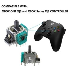 Csere joystick Xbox One Xbox Series S/X vezérlőhöz 3D analóg hüvelykujj javító alkatrészkészlet T6 T8 csavarhúzó tartozék