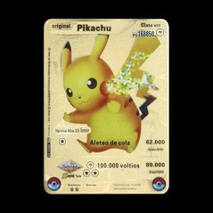 Pokémon 183200 Pont High Hp Charizard Pikachu Mewtwo Gold Black Angol francia fémkártyák Vmax Mega GX játékgyűjtemény kártyák