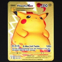 Pokémon 183200 Pont High Hp Charizard Pikachu Mewtwo Gold Black Angol francia fémkártyák Vmax Mega GX játékgyűjtemény kártyák