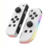 Switch JoyPad Control Joystick Gamepad Dupla motoros vezeték nélküli JoyPad kapcsolóvezérlők RGB fénnyel