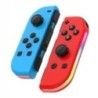 Switch JoyPad Control Joystick Gamepad Dupla motoros vezeték nélküli JoyPad kapcsolóvezérlők RGB fénnyel