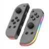 Switch JoyPad Control Joystick Gamepad Dupla motoros vezeték nélküli JoyPad kapcsolóvezérlők RGB fénnyel