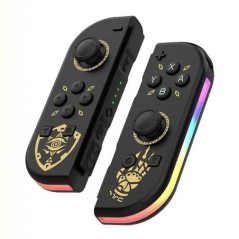 Switch JoyPad Control Joystick Gamepad Dupla motoros vezeték nélküli JoyPad kapcsolóvezérlők RGB fénnyel