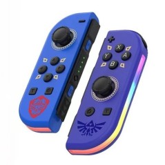 Switch JoyPad Control Joystick Gamepad Dupla motoros vezeték nélküli JoyPad kapcsolóvezérlők RGB fénnyel