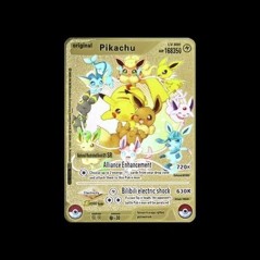 Pokémon 183200 Pont High Hp Charizard Pikachu Mewtwo Gold Black Angol francia fémkártyák Vmax Mega GX játékgyűjtemény kártyák