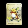 Pokémon 183200 Pont High Hp Charizard Pikachu Mewtwo Gold Black Angol francia fémkártyák Vmax Mega GX játékgyűjtemény kártyák