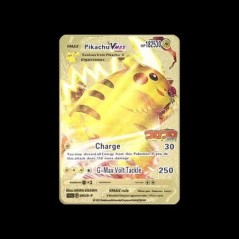 Pokémon 183200 Pont High Hp Charizard Pikachu Mewtwo Gold Black Angol francia fémkártyák Vmax Mega GX játékgyűjtemény kártyák