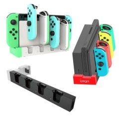 Nintendo Switchhez Joy Con Controller Töltő Dokk Állvány Állvány Tartó Kapcsoló NS Joy-Con Játéktámogató Dokk töltéshez