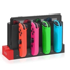 Nintendo Switchhez Joy Con Controller Töltő Dokk Állvány Állvány Tartó Kapcsoló NS Joy-Con Játéktámogató Dokk töltéshez