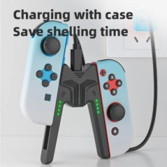 Aolion töltő markolat konzol Switch Joycon Handle Gaming Controller Grip töltőállomáshoz Nintendo Switch tartozékokhoz