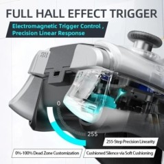 Gamepad vezeték nélküli játékvezérlő Machenike G5 Pro Elite Hall Trigger Joystick mecha-tapintható gombok Switch PC-hez Android 