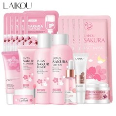 Sakura arctisztító koreai arcszérum pattanás elleni peeling gél hidratáló fade sötét karikák szemkörnyékápoló krém kozmetika bőr