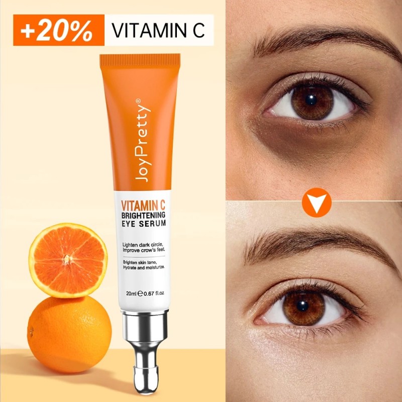 Anti Dark Circle Eye Cream Eye Bags VC Whitening Lightening Cream Ránctalanító Szérum Eyes Feszesítő Bőrápolás Beauty JoyPretty