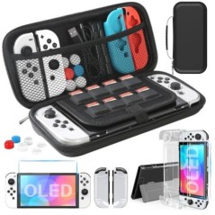 2022-es Nintendo Switch OLED modell tok Switch OLED modellhez való hordtáska 9 az 1-ben Tartozékkészlet védővel