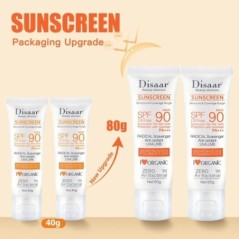 Disaar új 80g fényvédő krém Spf90 testvédő naptej Eredeti arcvédő solar para rostro