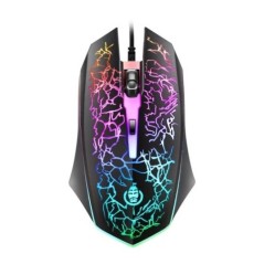 ITLY D620 Ergonómikus vezetékes játék egér USB számítógép egér világítás Mause gamer egér 4 gombos LED néma egerek PC laptophoz