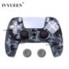 IVYUEEN Water Transfer Printing Szilikon tok PlayStation 5 PS5 kontroller védőburkolathoz DualSense Gamepad fedél fogantyúkhoz