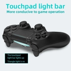 DATA FROG Bluetooth-kompatibilis játékvezérlő PS4/Slim/Pro vezeték nélküli játékvezérlőhöz PC-hez Dual Vibration Joystick IOS/An