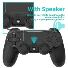 DATA FROG Bluetooth-kompatibilis játékvezérlő PS4/Slim/Pro vezeték nélküli játékvezérlőhöz PC-hez Dual Vibration Joystick IOS/An