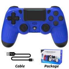 DATA FROG Bluetooth-kompatibilis játékvezérlő PS4/Slim/Pro vezeték nélküli játékvezérlőhöz PC-hez Dual Vibration Joystick IOS/An