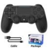 DATA FROG Bluetooth-kompatibilis játékvezérlő PS4/Slim/Pro vezeték nélküli játékvezérlőhöz PC-hez Dual Vibration Joystick IOS/An