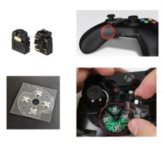 DATA FROG 3D Analog Stick LB RB lökhárító kioldó gomb Xbox One S kontrollerhez Xbox One vékony vezérlőhöz Javítási tartozékok