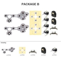 DATA FROG 3D Analog Stick LB RB lökhárító kioldó gomb Xbox One S kontrollerhez Xbox One vékony vezérlőhöz Javítási tartozékok