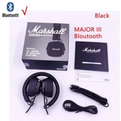 Marshall Major III 3 vezeték nélküli/vezetékes fejhallgató mikrofonnal Deep Bass Gaming fülhallgató összecsukható sport rockzene