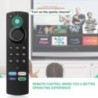 Csere Bluetooth hangos távirányító a Fire TV Stick 4K Max 3. generációs Stick Lite Cube Smart TV vezérlőhöz Alexával működik