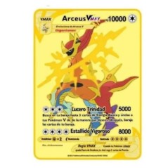 10000 pontos arceus vmax pokemon fém kártyák barkácskártya pikachu charizard arany limitált kiadású ajándék játék gyűjtőkártyák