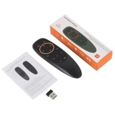 VONTAR G10 G10S Pro hangos távirányító 2.4G vezeték nélküli levegős egér giroszkóp IR tanulás Android tv dobozhoz HK1 H96 Max X9