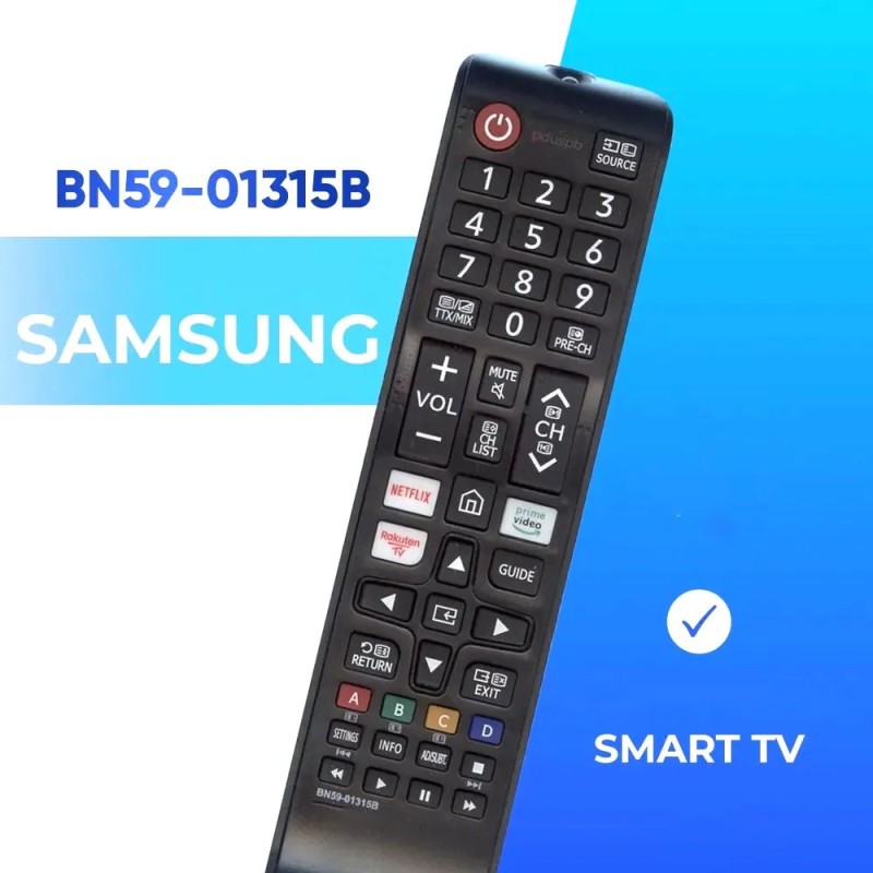 Új BN59-01315B Samsung TV távirányítóhoz NETFLIX Prime Video UE55RU7100UE43RU7105 UE43RU7179 UE50RU7179 UE55RU7179